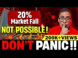 I'm Investing now as 20% Market Fall looks Impossible - Rahul Jain Analysis #marketcrash #portfolio