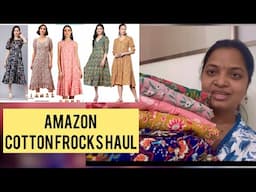 AMAZON SUMMER FROCKS HAUL❤️// Best frocks under 699/-// 5 ⭐️ rated frocks // COD available