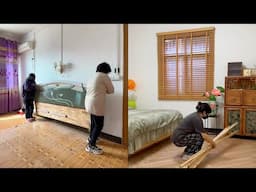 A talented girl rented a house for $650 and transformed it into a cozy room Makeover & Renovation