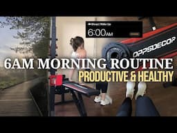 6AM PRODUCTIVE MORNING ROUTINE | 75 Hard morning routine, productive, healthy habits