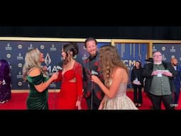 Austin & Amberly Brown Interview on 2024 CMA Red Carpet! (Great Quality!)