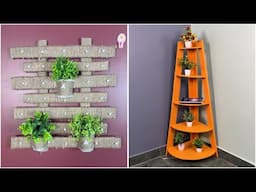 DIY Wall Planter and Corner Shelf | Creative Home Organization Ideas