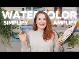 Overwhelmed & Confused By Watercolor Painting? Try This! Part 1