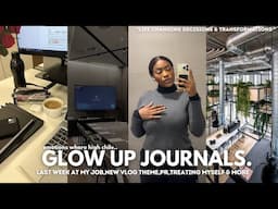 GLOW UP JOURNALS-Last week at my Job,Immigration,Treating myself,Budapest Living,New vlog theme