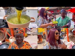 MRS FADARE HAS BEEN SELLING OKRO FOR THE PAST 15 YEARS | OKRO SOUP | #MARKETSERIESWITHCHEFT