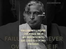 Success is never forgotten #seekinspiration #motivation #apjabdulkalam #successmindset #success