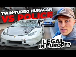 ⁠@AlexChoi1 TWIN TURBO Lamborghini Huracan RACECAR vs. GERMAN POLICE