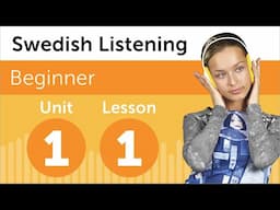 Learn Swedish | Listening Practice - At the Jewelry Store in Sweden