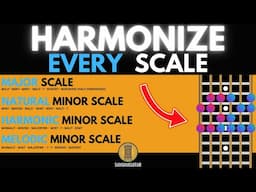 HOW to MAKE CHORDS from ANY SCALE | Harmonizing Scales