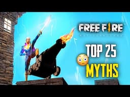 Top 25 Mythbusters in FREEFIRE Battleground | FREEFIRE Myths #298