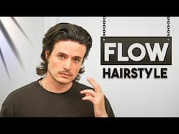 My LONGEST Hair YET | Mens Brushback Flow Hairstyle 2023