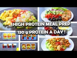 3 Days High Protein Meal Prep 130 G Protein a Day!