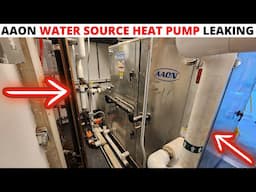 HVAC: AAON Water Source Heat Pump Leaking Water (AAON Air Conditioner Troubleshooting/Leak Repair