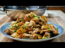 Make this Simple Chicken Potatoes and Cauliflower Recipe for  Dinner or Lunch | Stir Fry