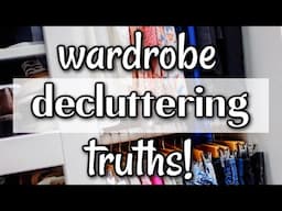 closet decluttering tips because its *NOT* about the clothes 😉