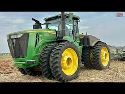 JOHN DEERE 9R 440 Tractor Working on Fall Tillage