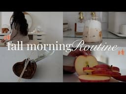 Slow self care routine morning routine | cozy fall vibes + baking , simmer pot, diy candle + more