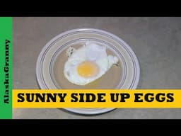 How to Make Perfect Sunny Side Up Egg