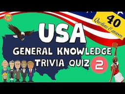 USA General Knowledge trivia quiz  40 Questions and answers #2