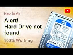 How to Fix Hard drive not found - اردو / हिंदी