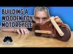 Building a Wooden Toy Motorcycle / Woodworking Project