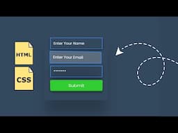 Awesome Animated Login Form using HTML & CSS