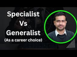 Let's Talk Career (Episode 2): Specialist Vs Generalist (As a Career Path)