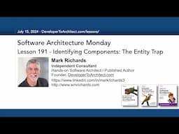 Lesson 191 - Identifying Components: The Entity Trap