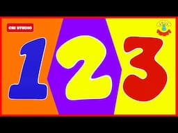 Numbers | Colors for Toddlers | Numbers for Kids | Color Names | 123 go | Preschool | Kindergarten