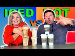 ICED vs HOT Starbucks Fall DRINKS!