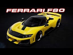 Ferrari F80 Spec!  * Twice as many & Twice the Price vs McLaren W1?