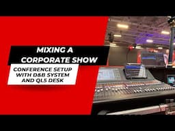 Conference Setup with D&B System and QL5 Desk 🎙️ | Behind-the-Scenes