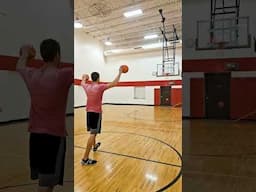 juggling into a half-court shot is next level #basketball