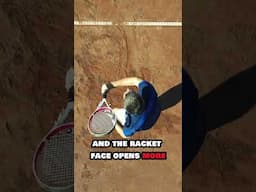 Backhand Slice Technique Analysis From Top Down / Drone View