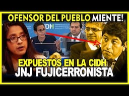 🔴IMPERDIBLE! DURAS CRITICAS A LA JNJ FUJICERRONISTA ANTE LA CIDH