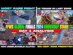 FFWS GLOBAL FINALS 2024 KNOCKOUT STAGE - DAY 1 ANALYSIS | FREE FIRE WORLD SERIES GLOBAL FINALS 2024