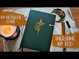 DIY Notebook Engraving - How To Use A Heatfoil Pen | Bullet Journal Cover Design