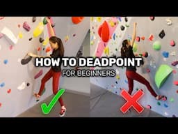 How to Deadpoint (FOR BEGINNERS) | Boulder Movement Singapore Climbing Gym