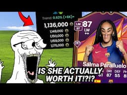 I PACKED A CARD WORTH OVER 1 MILLION COINS...IS SHE WORTH IT THOUGH!?!?