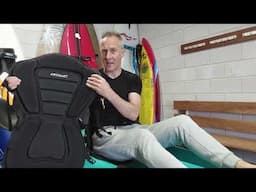 Testing seats with back support for adaptive waveski surfers