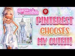 PINTEREST PICKS MY OUTFITS in DRESS TO IMPRESS | roblox ♡