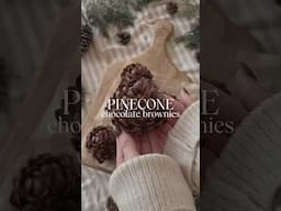 Pinecone Chocolate Brownies 🤎