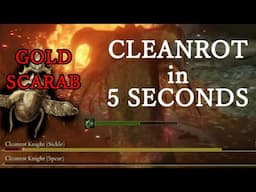 HOW TO: CLEANROT KNIGHT and get GOLDEN SCARAB Talisman in 5 Seconds!