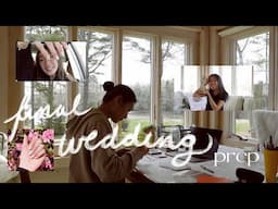 🧖‍♀️ wedding jewelry, shoes reveal 💅 pre-wedding prep vlog 💐