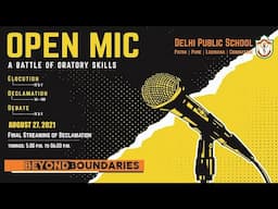 Open Mic 2021: A Battle of Oratory Skills | Declamation Finale