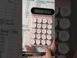 ASMR Paycheck Budget Breakdown using The Budget Mom’s Workbook #budgeting #cashstuffing #tbm