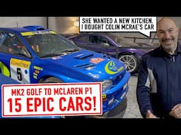 15x Car Collection Tour - McRae, Burns, Cosworth, P1 (but no new kitchen)