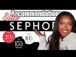 SEPHORA FALL 2024 VIB SALE RECOMMENDATIONS!