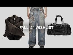 Fall ’24 Wishlist (Balenciaga, Acne Studios, Martine Rose and more)