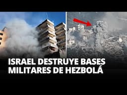 ISRAEL lanza BOMBARDEOS MASIVOS contra BASES de HEZBOLÁ en Líbano | El Comercio